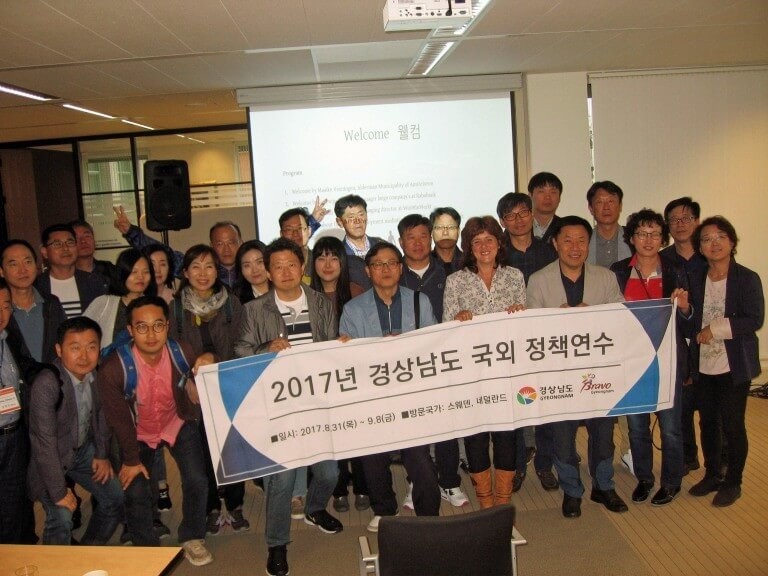 WinWinWerkt ontvangt delegaties van ambtenaren uit Zuid-Korea